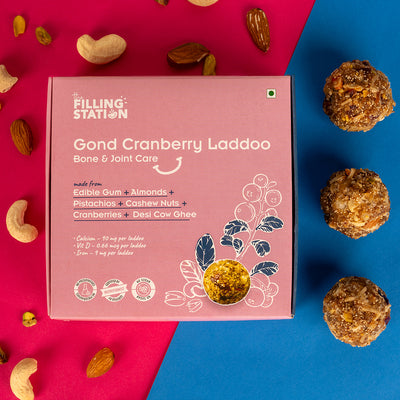 Gond Cranberry - Bone & Joint Care Laddoo