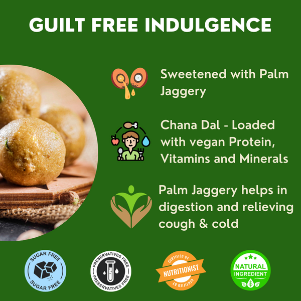 Assorted Guilt-Free Laddoo - Besan Pistachio, Coconut Cashew, Moongdal Cranberry (250g)
