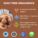 Assorted Guilt-Free Laddoo - Besan Pistachio, Coconut Cashew, Moongdal Cranberry (250g)