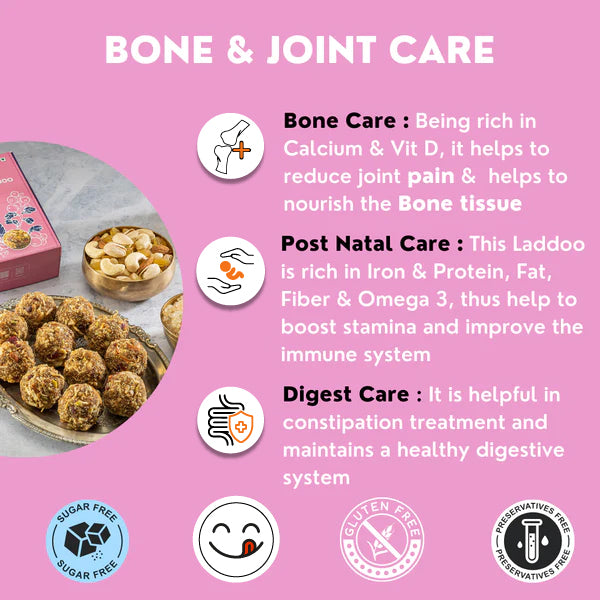 Gond Cranberry - Nutritionist Certified Bone & Joint Care Laddoo
