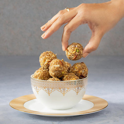 Healthy Laddoo Combo duo - Healthy Heartbeat Laddoo & Gond Cranberry Laddoo (500 Gm)