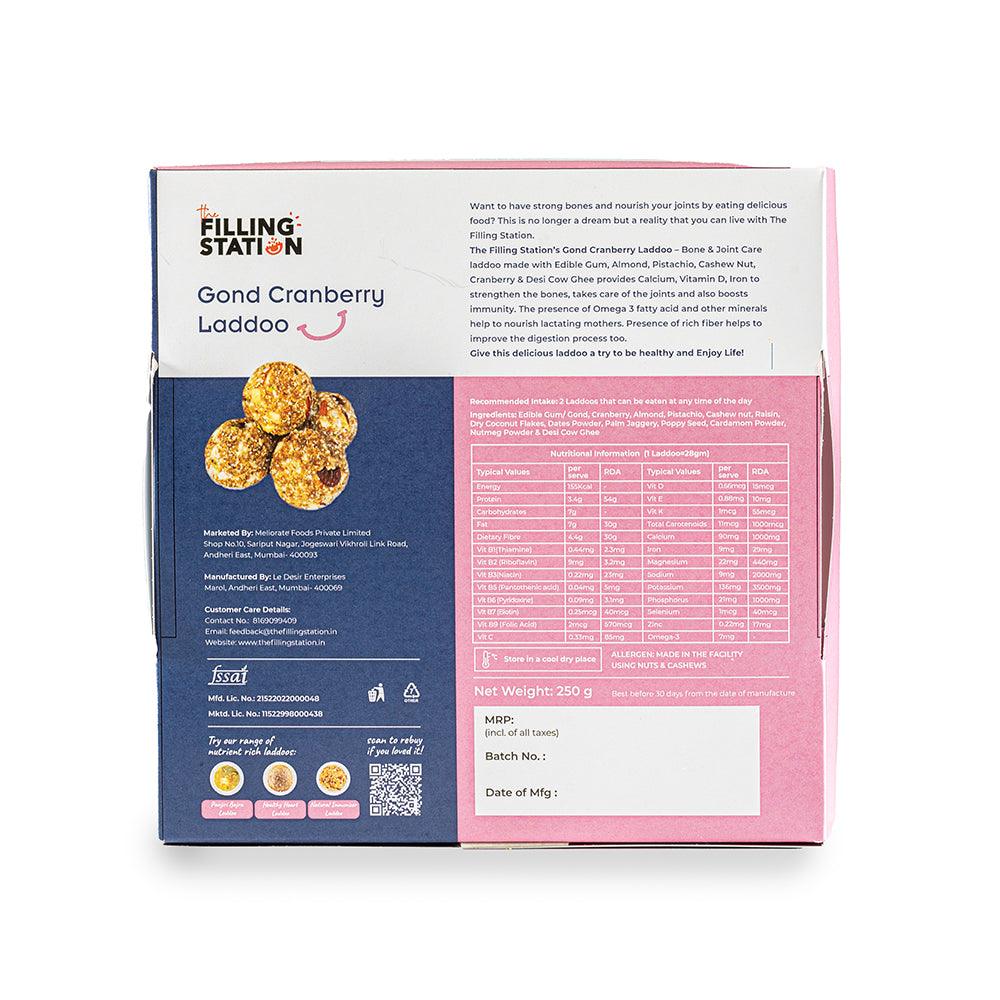 Healthy Laddoo Combo duo - Healthy Heartbeat Laddoo & Gond Cranberry Laddoo (500 Gm)
