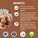 Assorted Guilt Free Laddoo - Besan Pistachio Laddoo + Coconut Cashew Laddoo + Moongdal Cranberry Laddoo (250 gms)