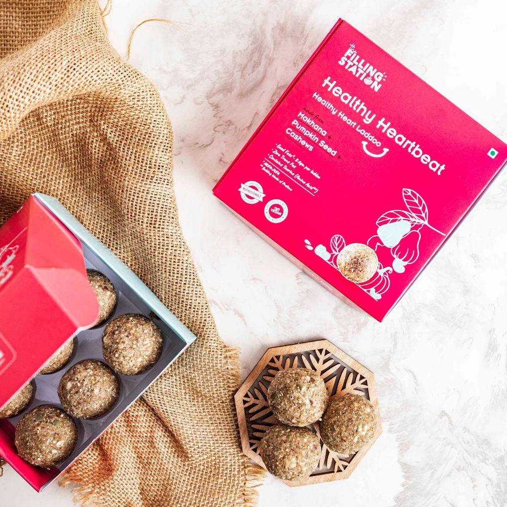 Best Seller Combo - Healthy Heartbeat Laddoo, Gond Cranberry Laddoo & Besan Pistachio Laddoo (750 GM)