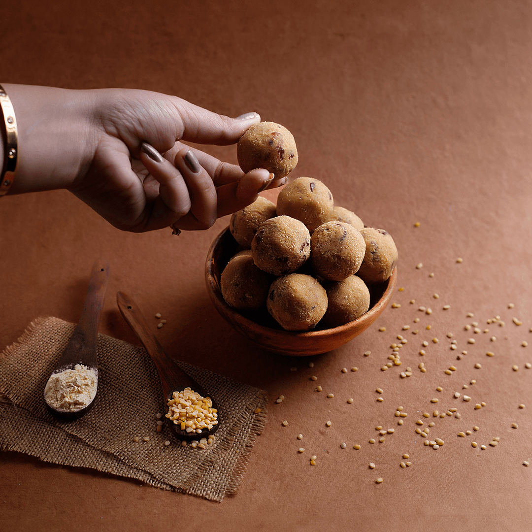 Moong Dal Cranberry Ladoo(Per pc)