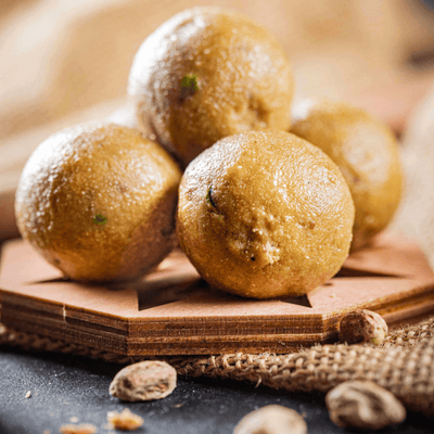 Best Seller Combo - Healthy Heartbeat Laddoo, Gond Cranberry Laddoo & Besan Pistachio Laddoo (750 GM)